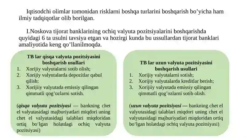 BANK RISKLARINI BOSHQARISH TIZIMI 4