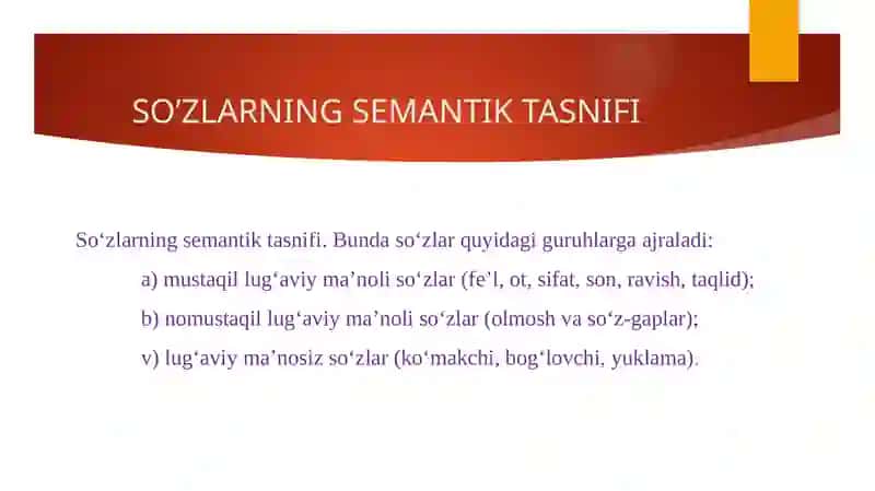 MUSTAQIL SO’ZLAR 4