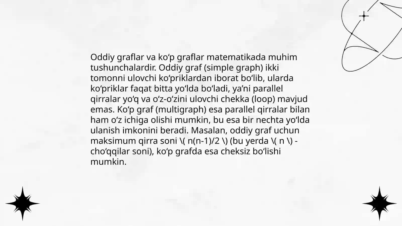 Graflar nazariyasi asoslari 4