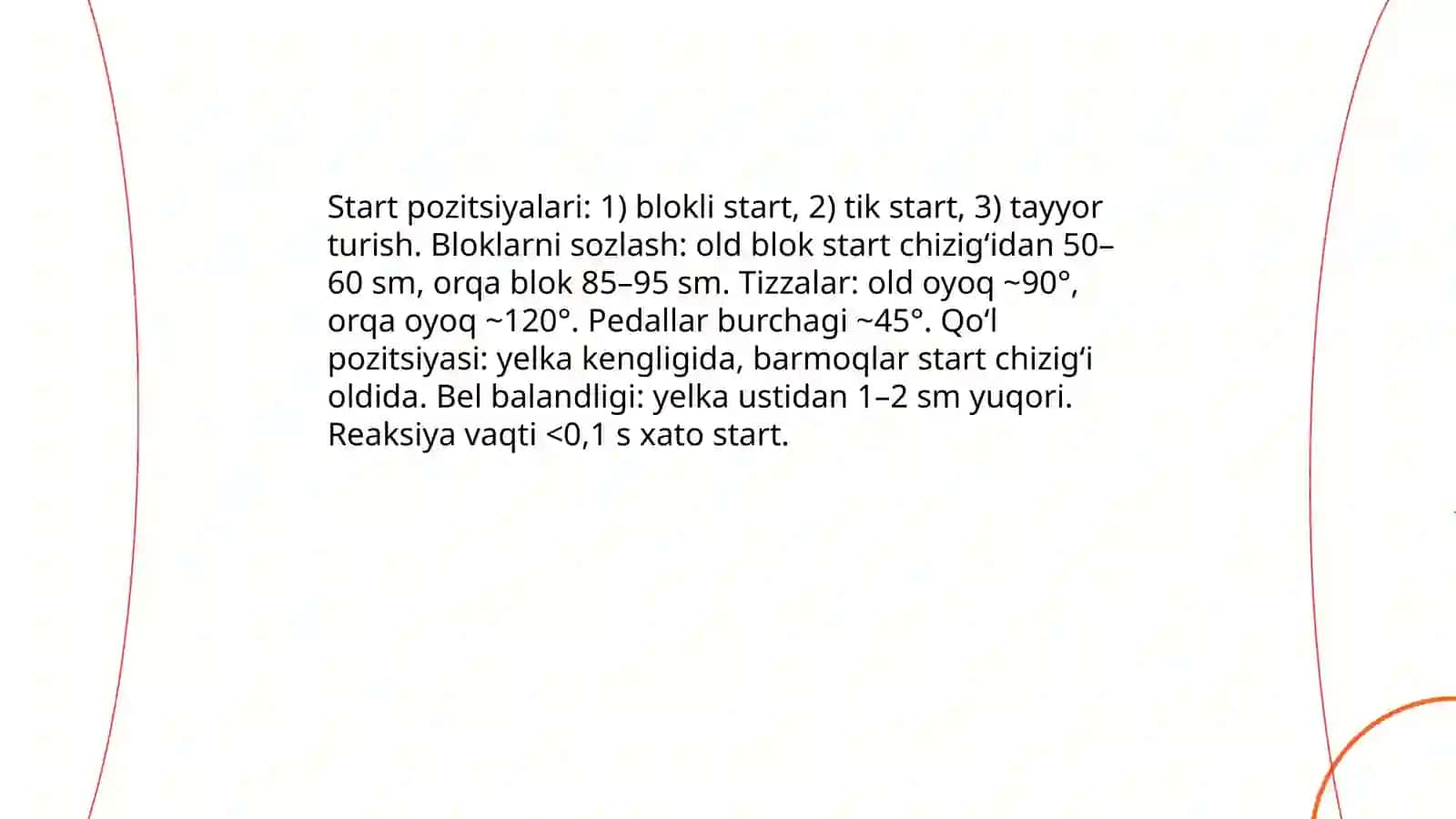 Blokdan start texnikasi 4