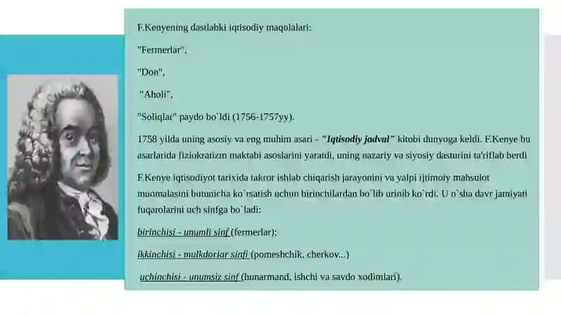 Fiziokratlar Maktabi 4