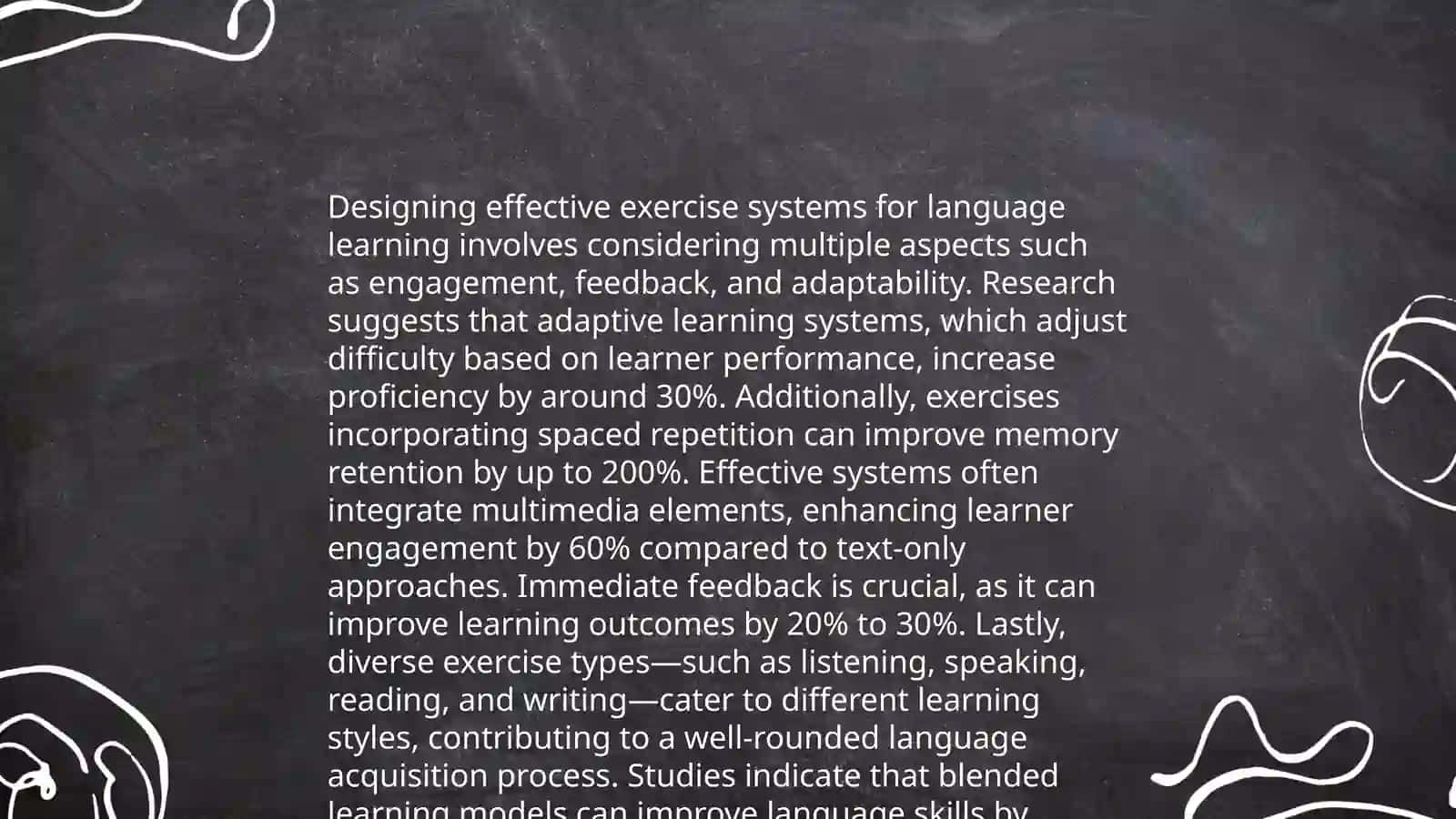 The system of exercises and teaching aids 4