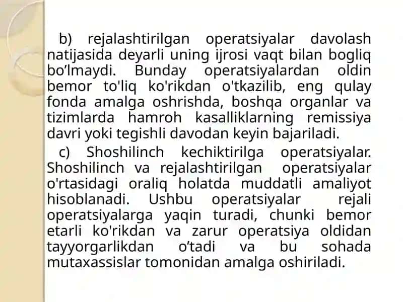 Jarrohlik Operatsiyalari 4