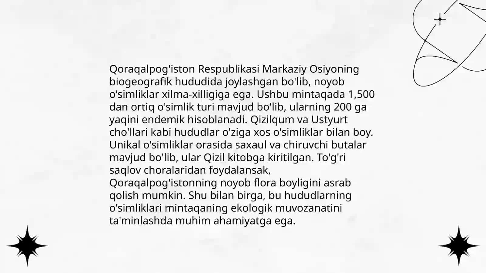 O'zbekiston Qizil Kitobi: O'simlik turlari 4