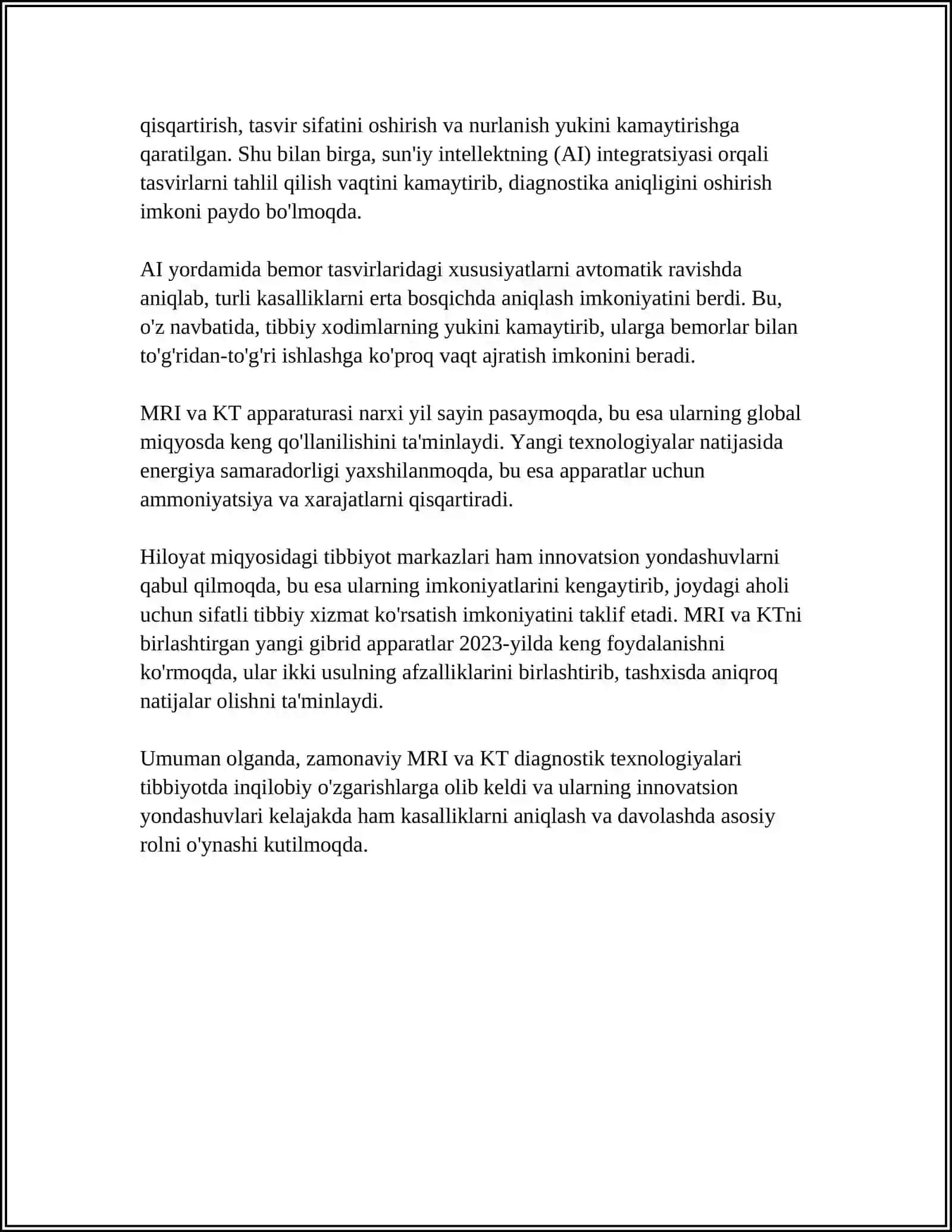 INNOVATSION TIBBIYOTDA DIAGNOSTIKA USULLARI VA ULARNING AHAMIYATI 4
