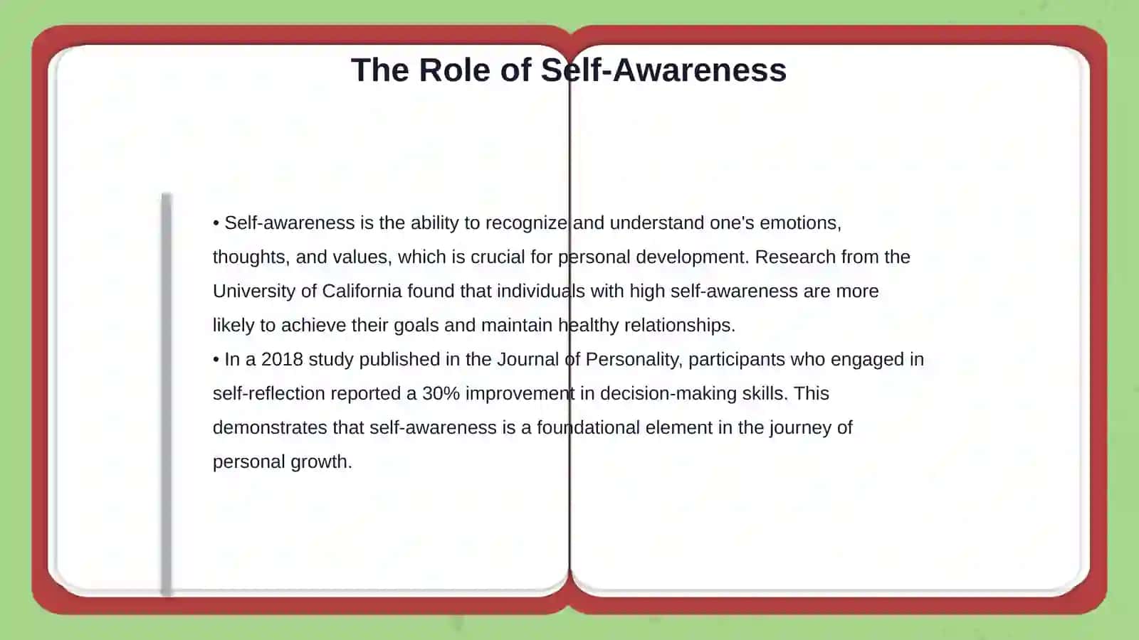 The main factors of personal development 4