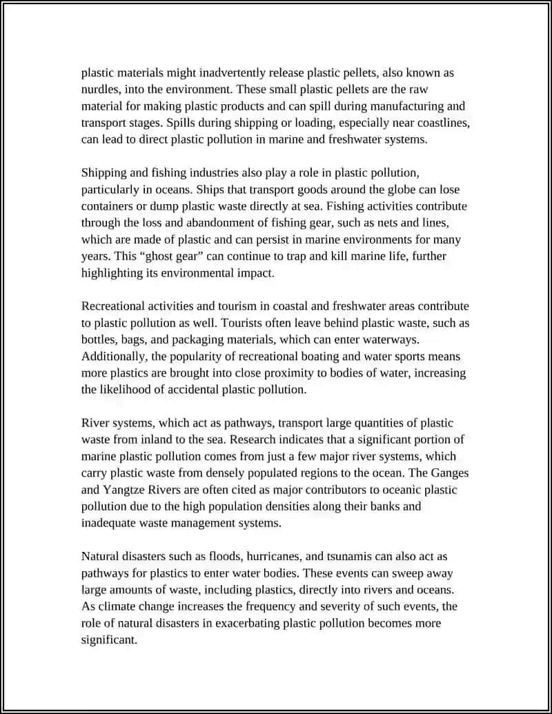 PLASTIK POLLUTION IN WATER 4
