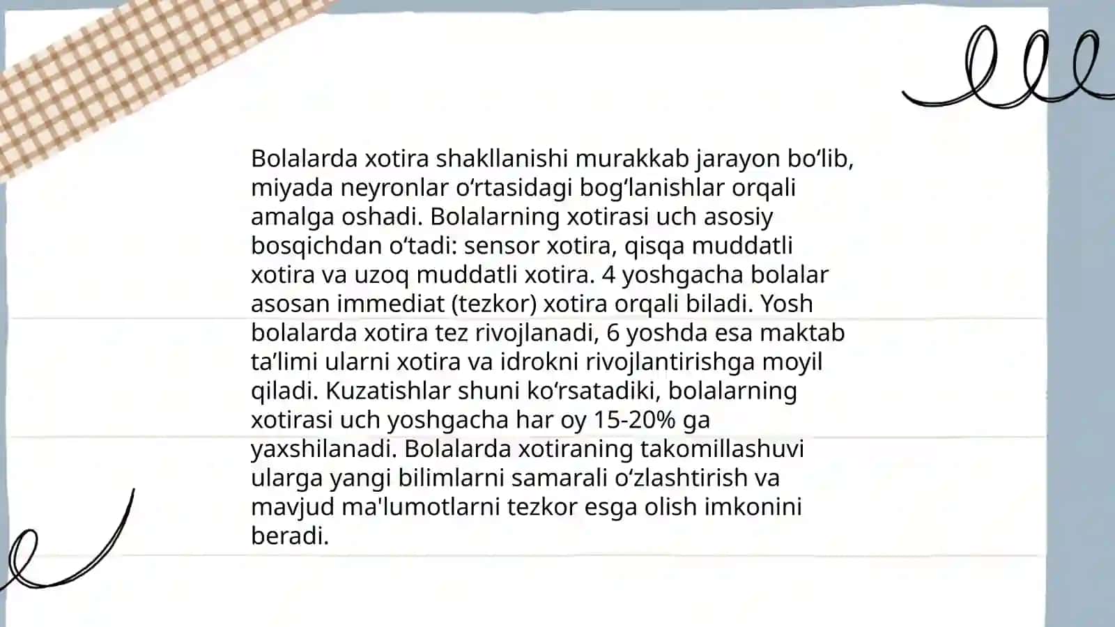 Maktabgacha yosh davrida psixik rivojlanish 4
