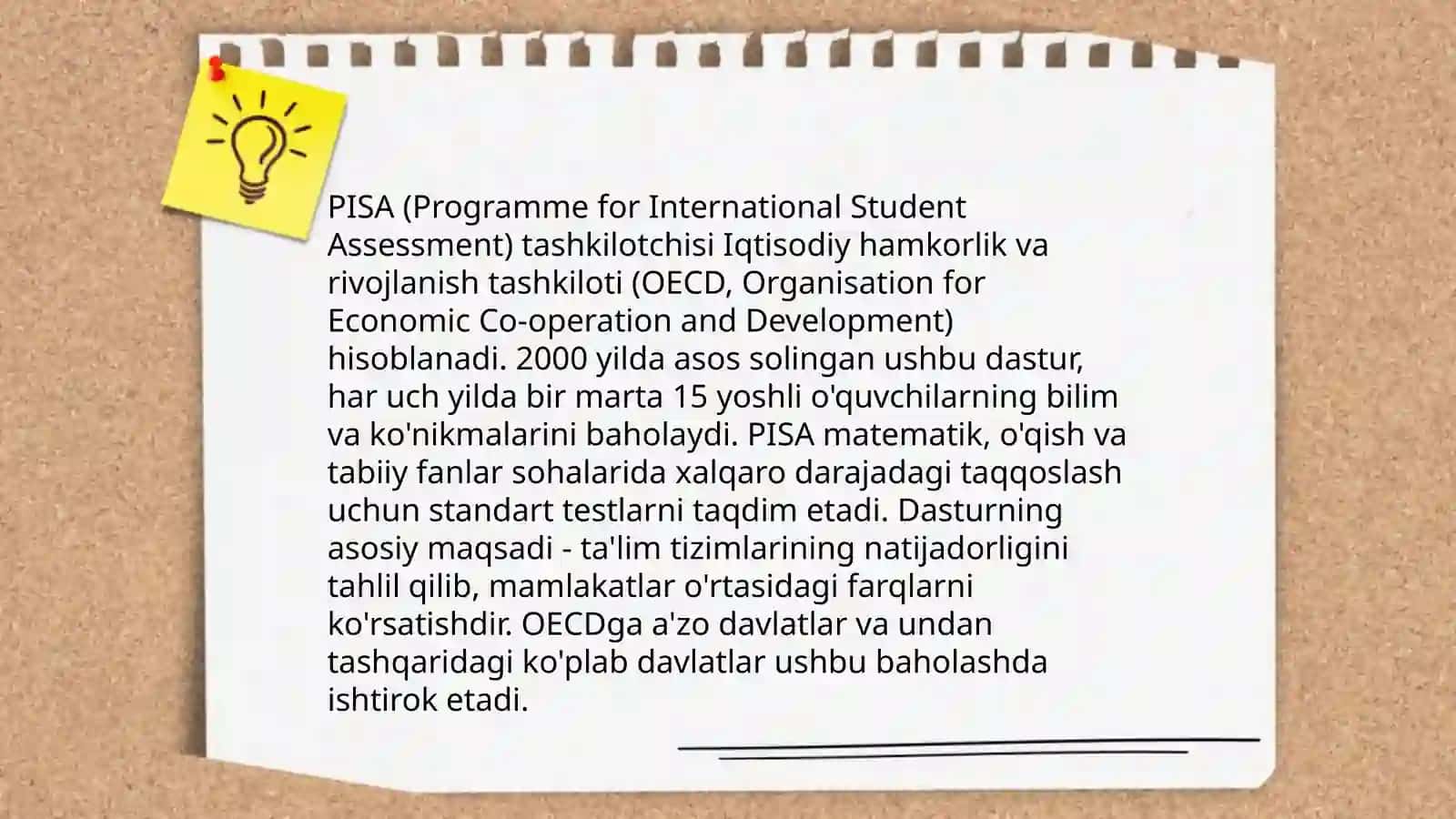 PISA xalqaro baholash tizimi 4