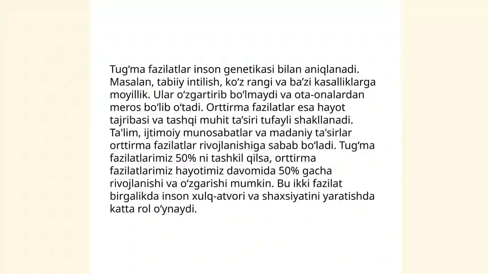 Yosh davrlari psixologiyasi 4
