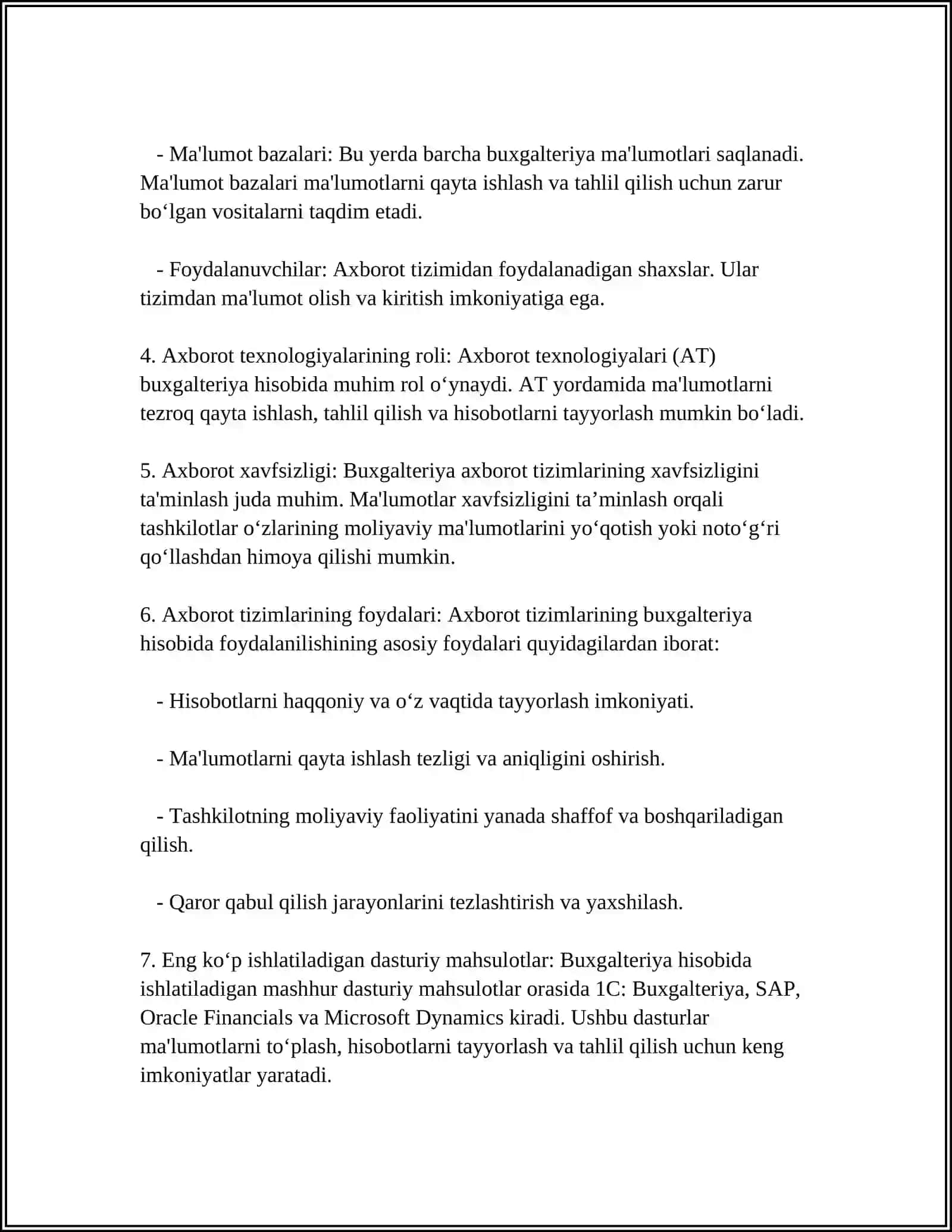 Buxgalteriya hisobida axborot tizimi 4