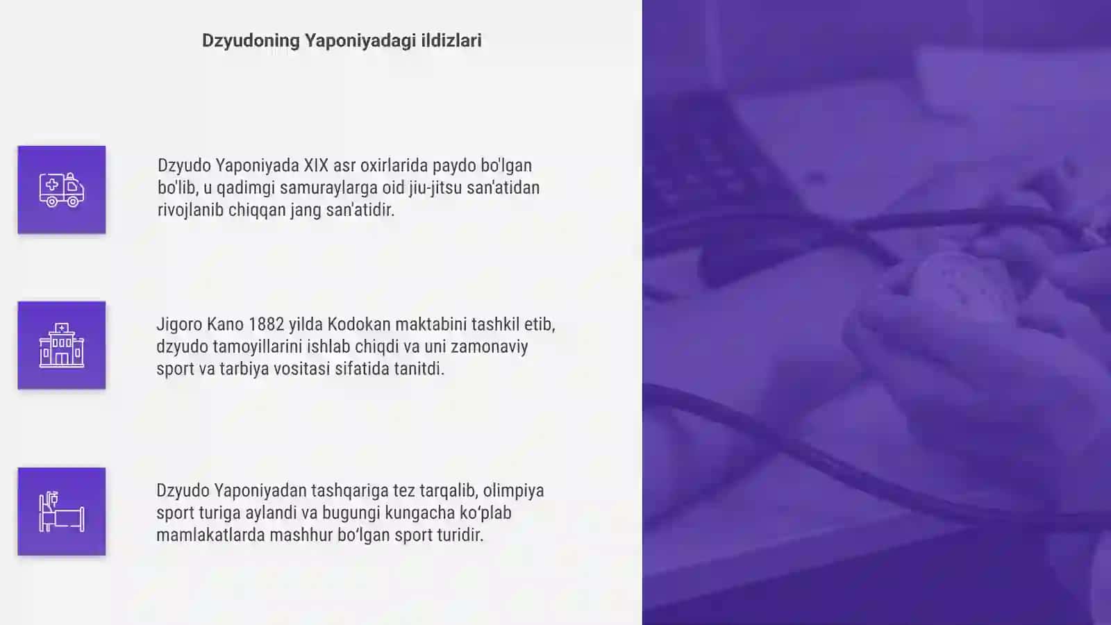 Dzyudo kurashining paydo boʻlishi va rivojlanish tarixi 4