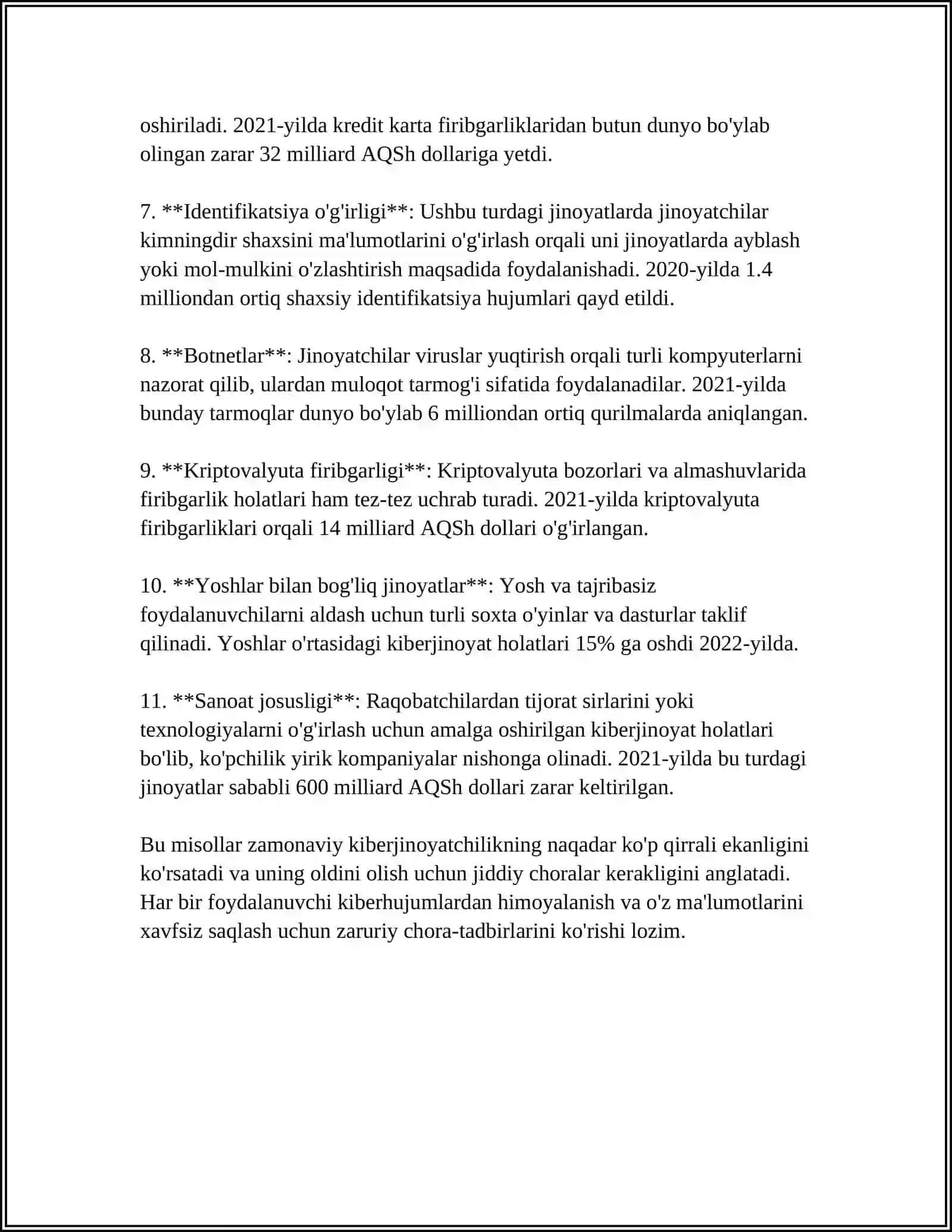 KOMPYUTER JINOYATCHILIGI VA XAVFSIZLIGI 4