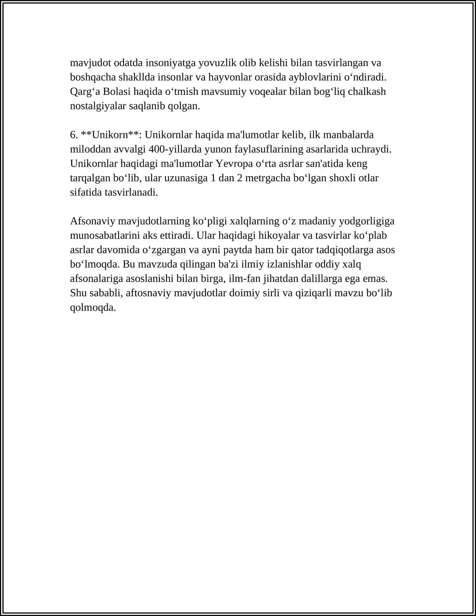DOSTONLARDA MIFOLOGIK OBRAZLAR 4