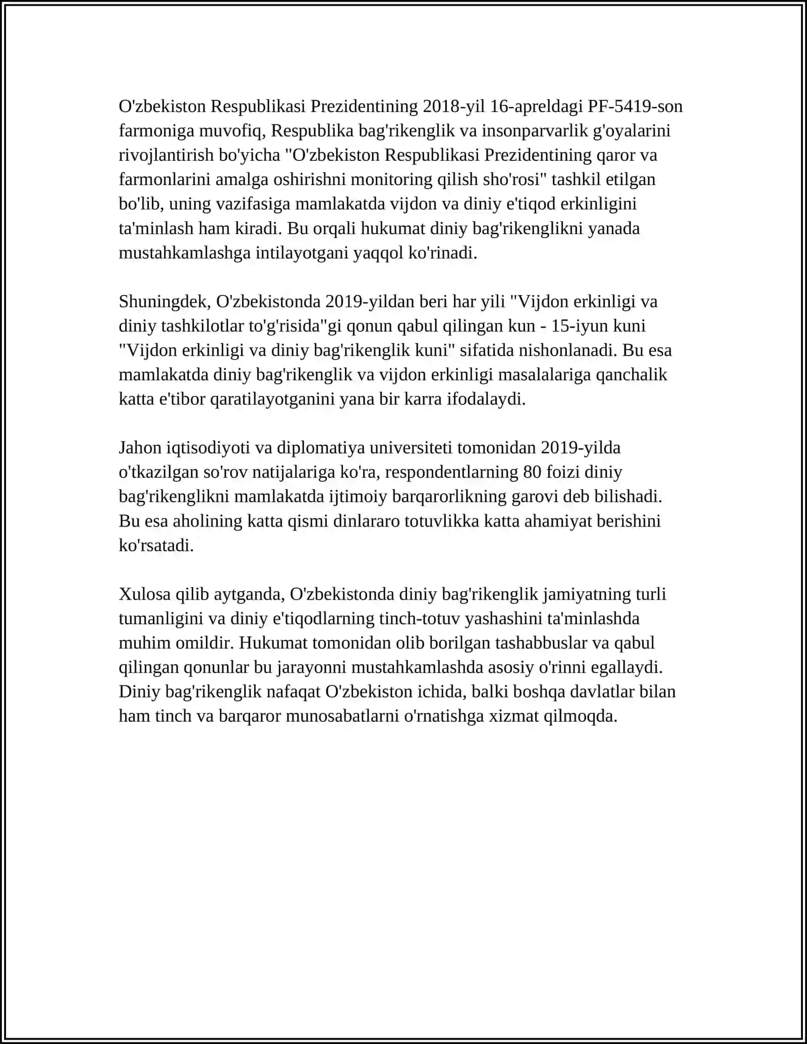VIJDON VA E'TIQOD ERKINLIGI 4