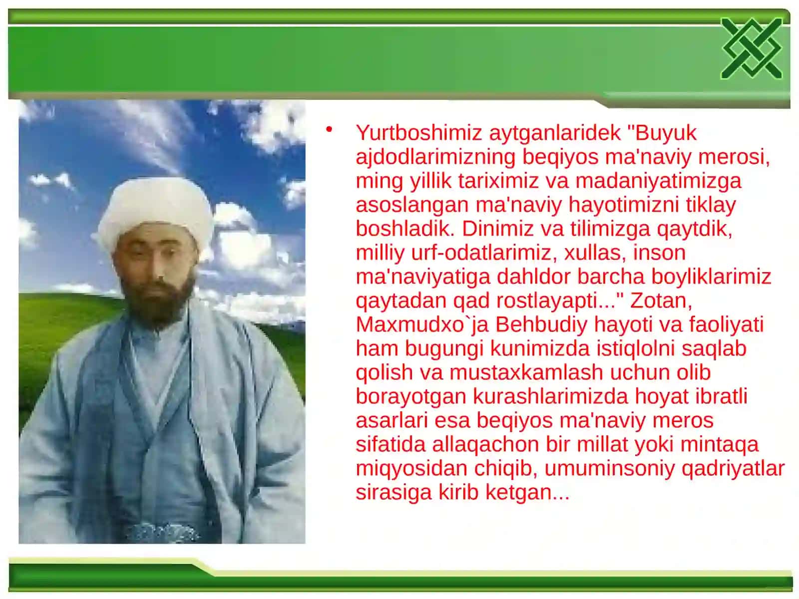 Mahmudxo`ja Behbudiy 4