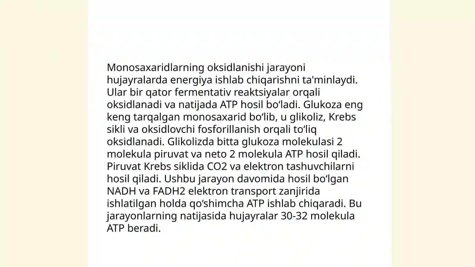 Monosaxaridlarning kimyoviy xossalari 4
