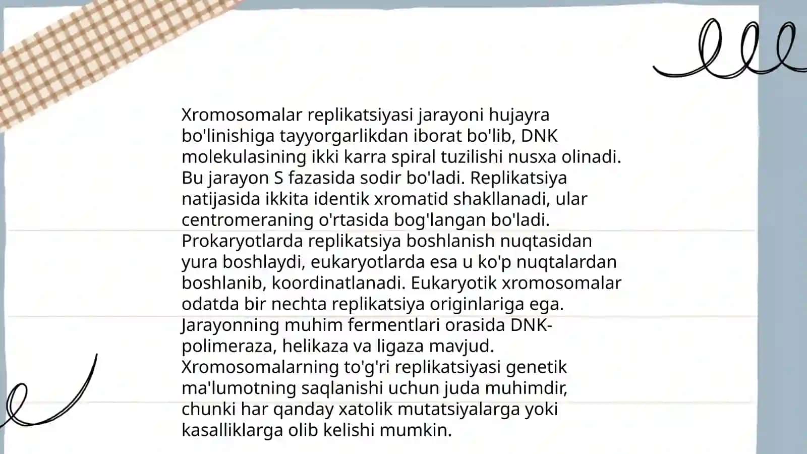 Mitozning biologik ahamiyati 4