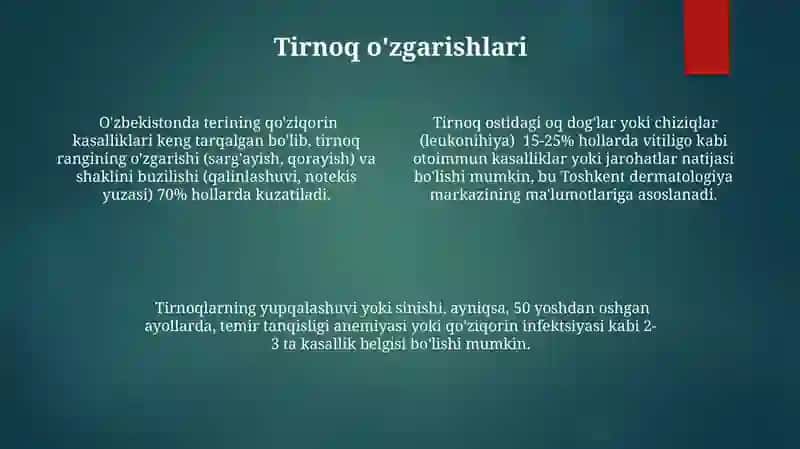 Beda kasalliklari kasallikning namoyon boʻlishi tashqi belgilari 4