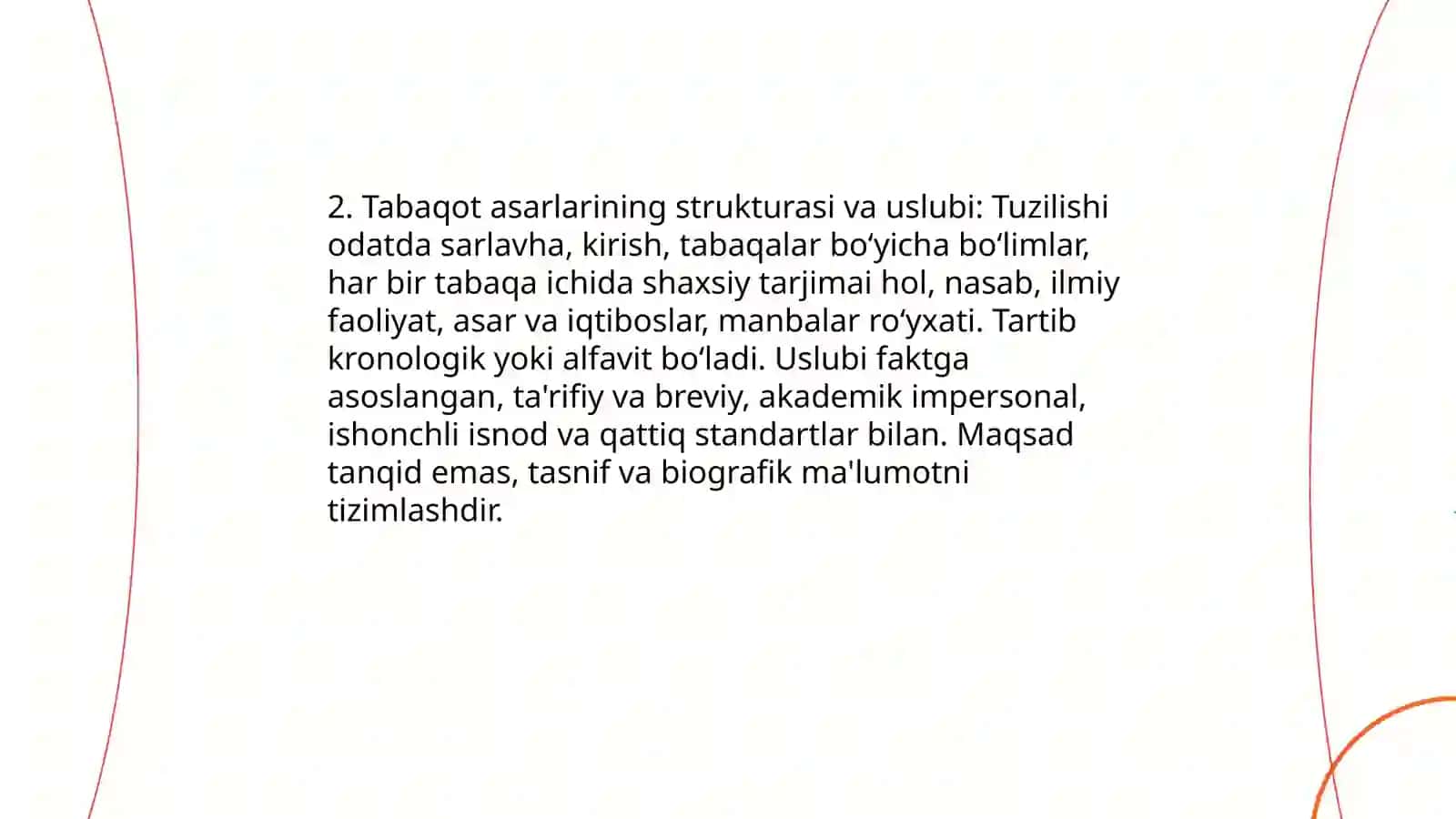 Tabaqot va tarojimga oid asarlar 4