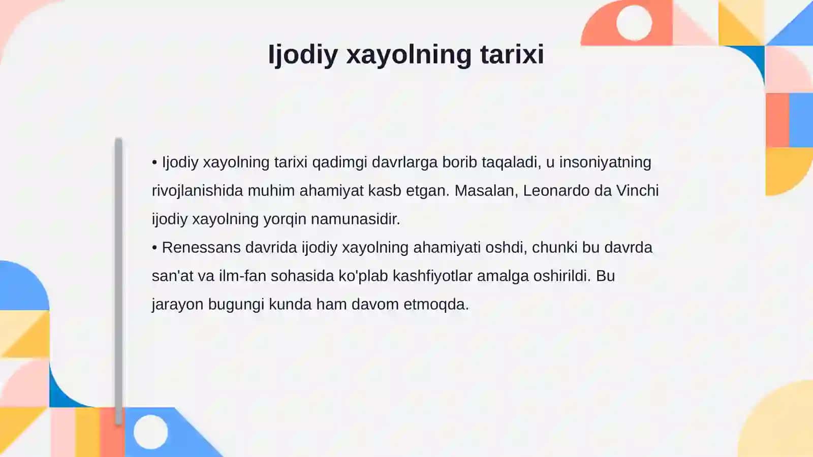 Ijodiy xayol va reproduktiv xayol 4
