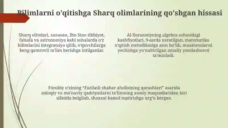 Sharq allomalari haqida pedagogik qarashlar 4