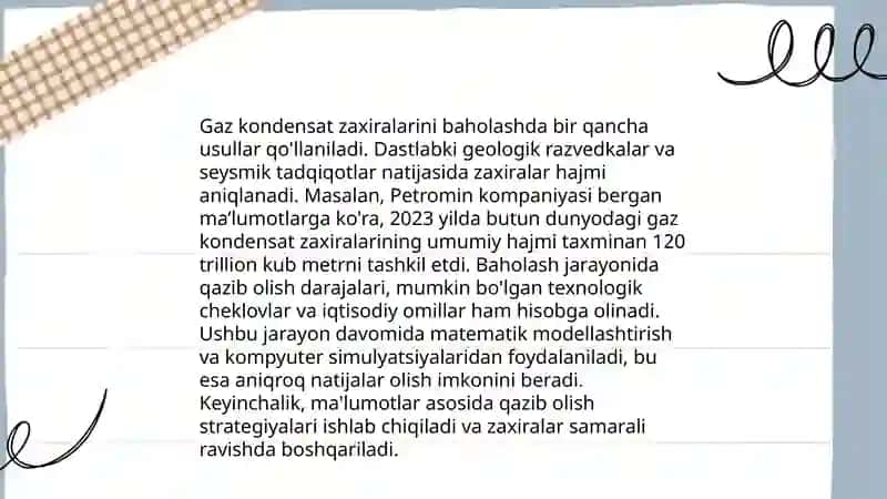 Gaz kondensat konlarining fizik xususiyatlari 4