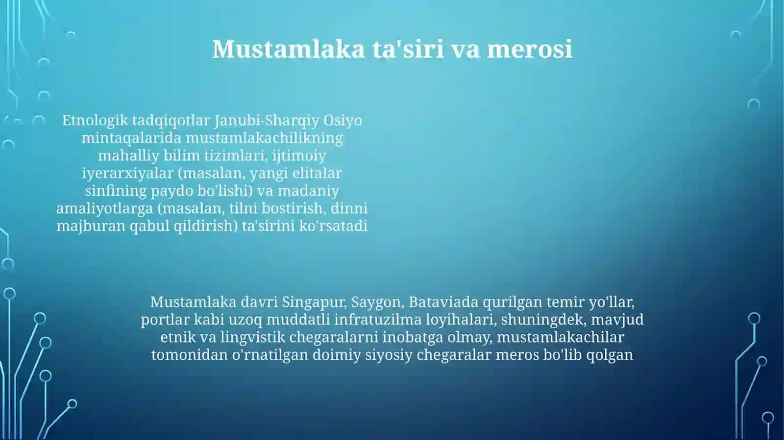 Janubiy sharqiy Osiyo halqlari Etnologiyasi 4