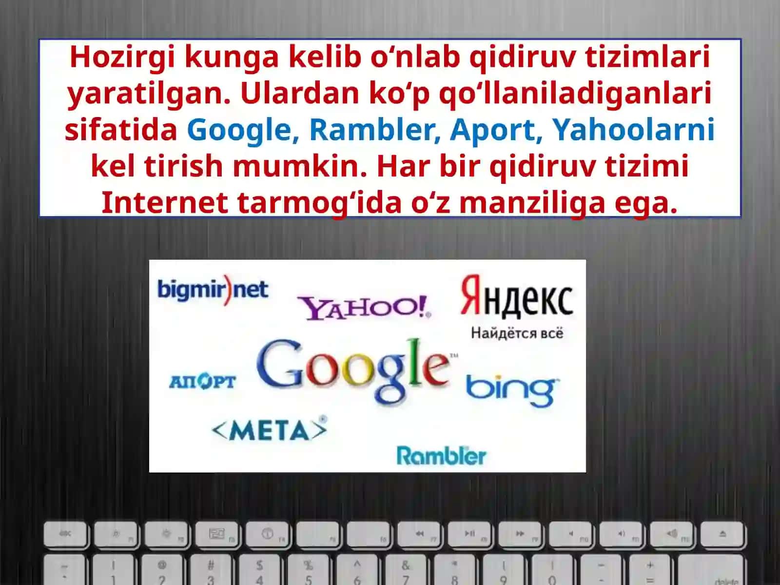 7-sinf Informatika Internetda ma'lumotlarni izlash 4