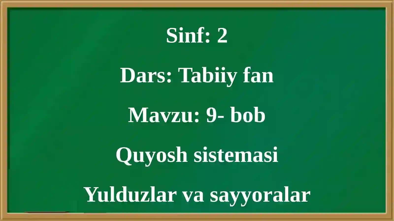 Quyosh sistemasi 4