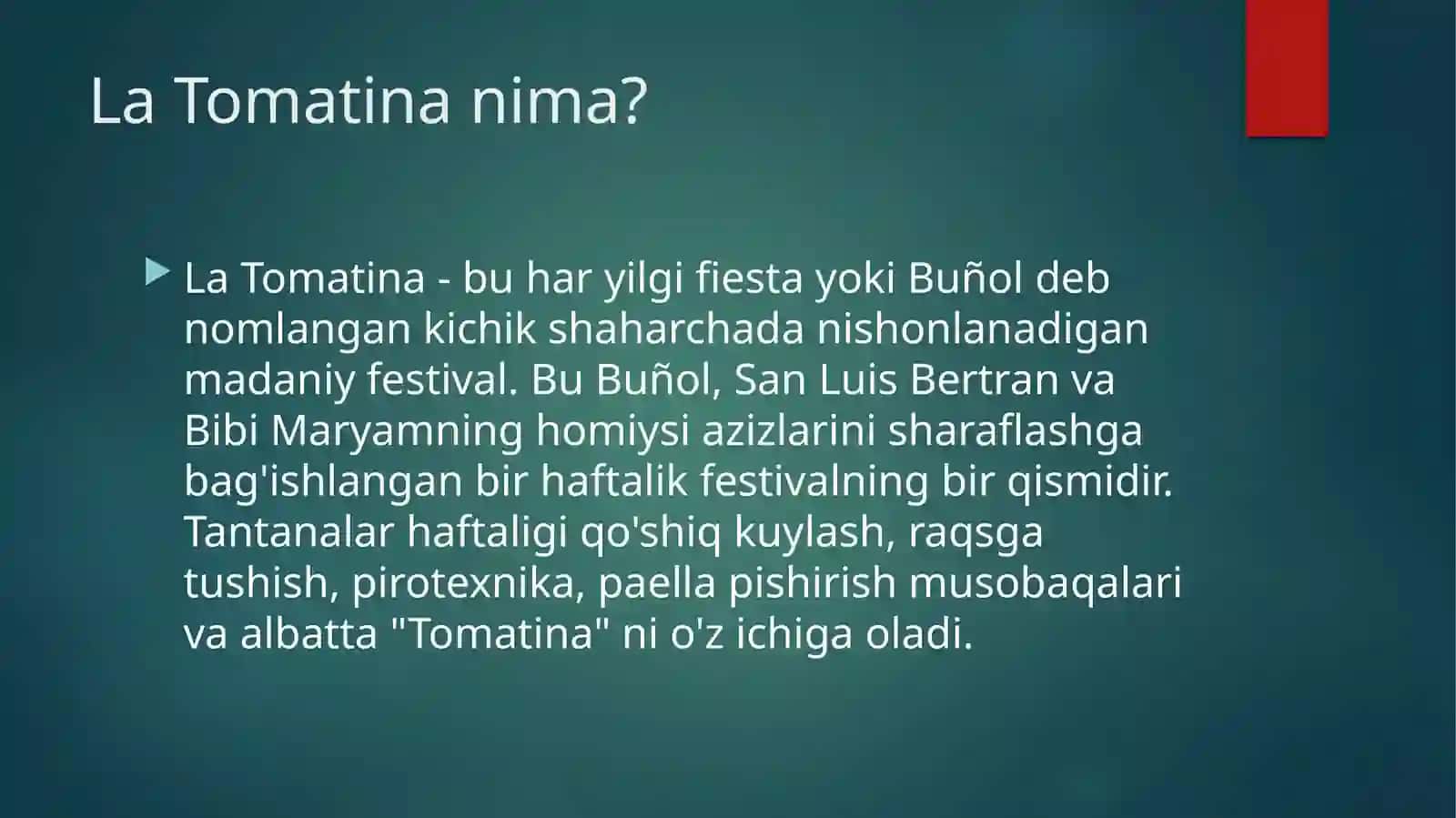 Ispaniyadagi La Tomatina festivali 4