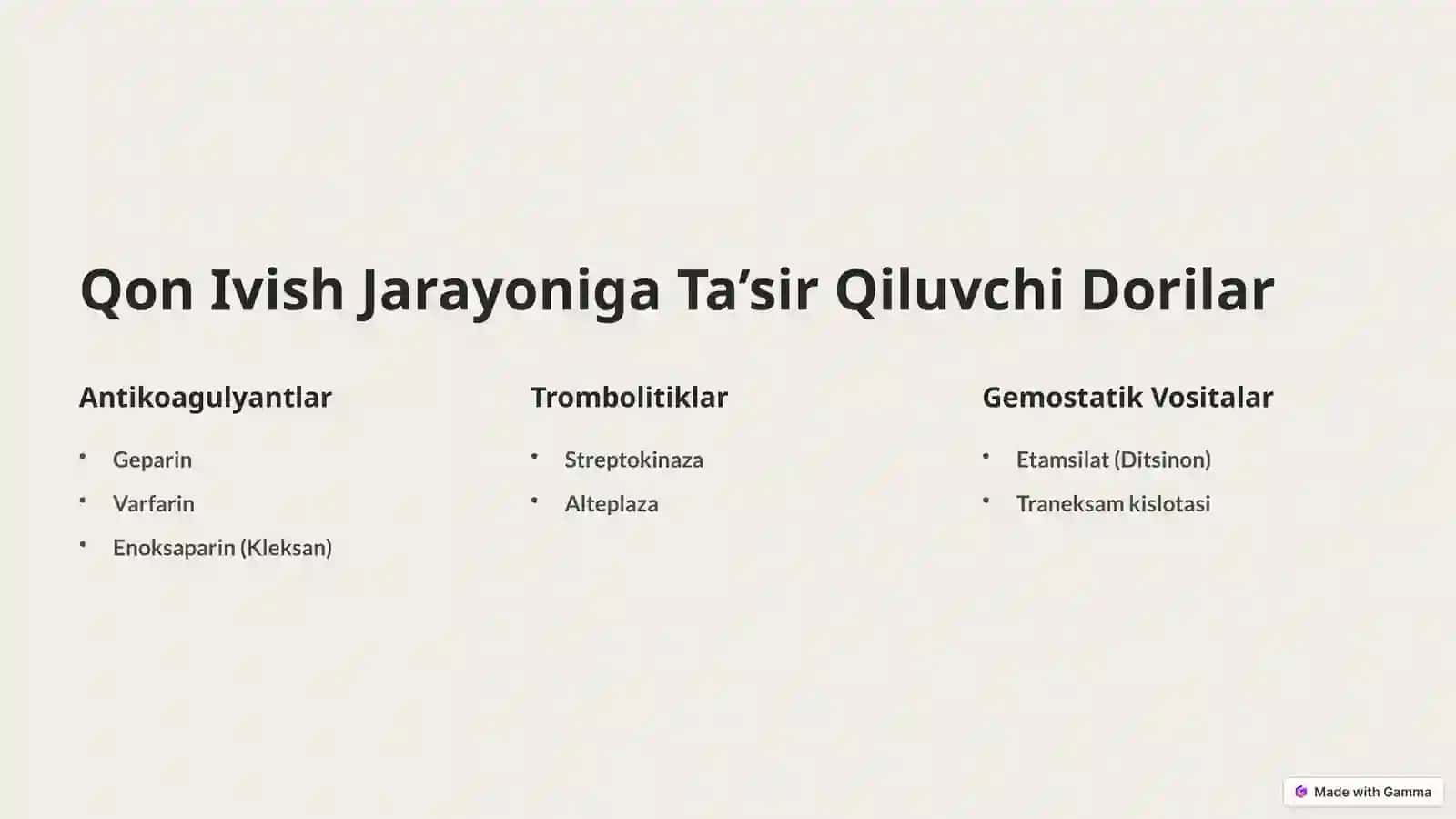 Ichki Muhitning Barqarorligi 4