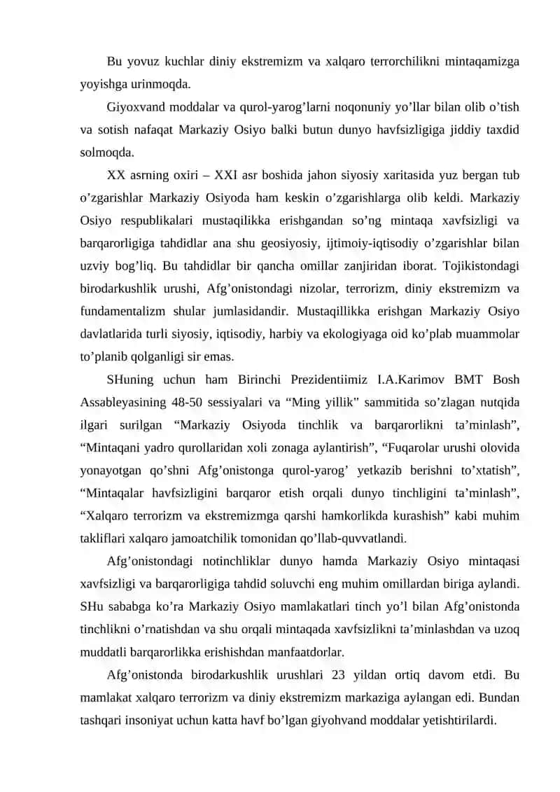Tinchlik, hamkorlik va barqarorlik yo'llari 4