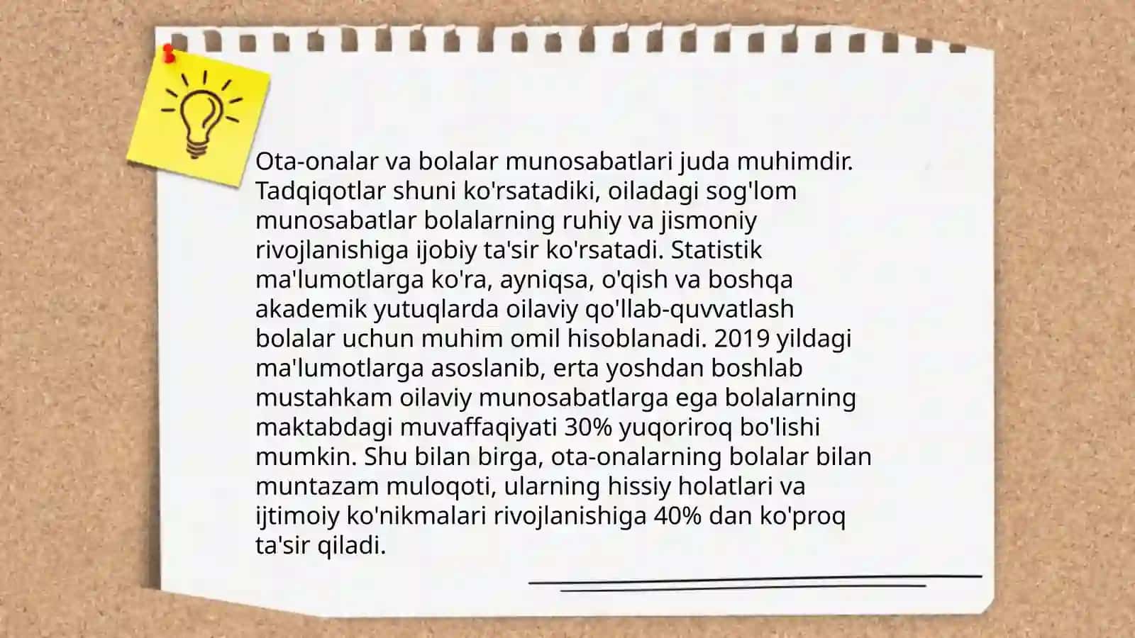 Ota onalar bilan ishlash tizimi 4