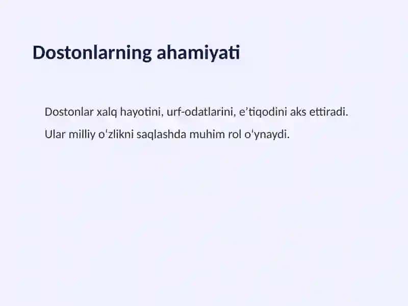Xalq dostonlari va dostonchilik maktablari 4