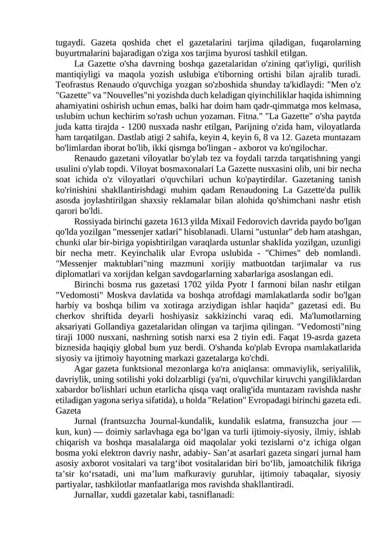 Insoniyat hayotida ilk bosma nashrlar 4