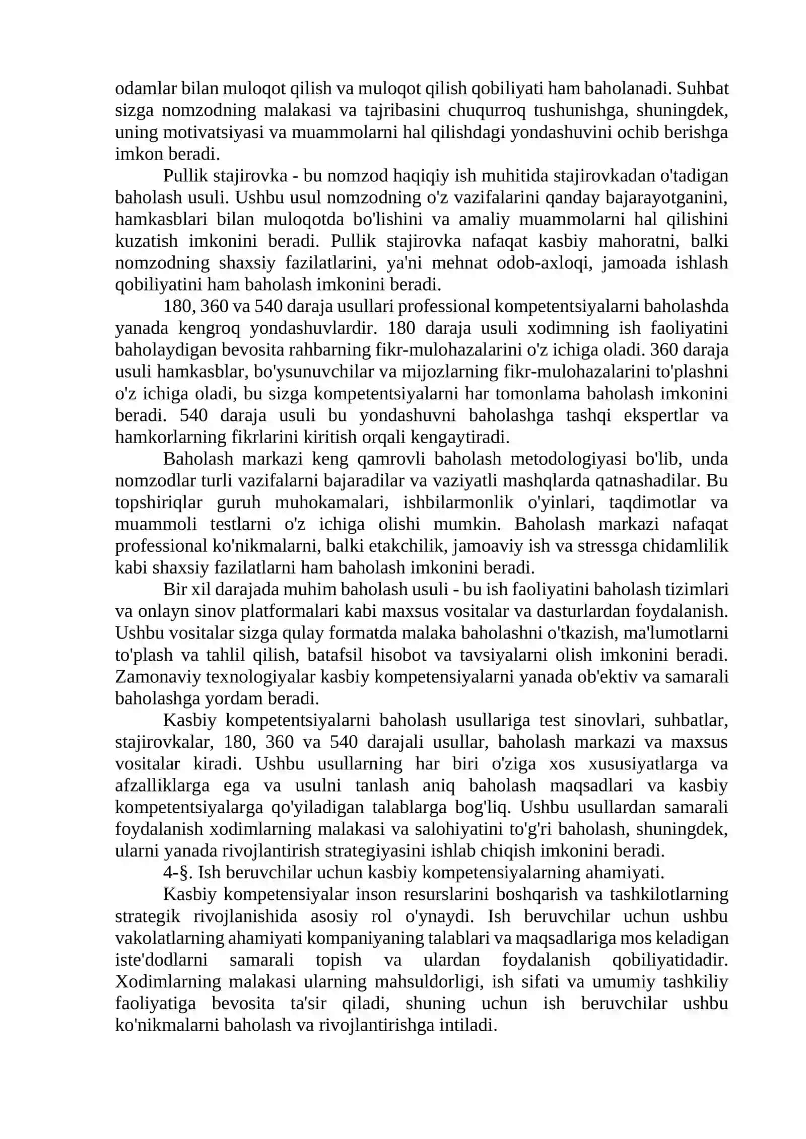 Kasbiy kompetensiyalar 4