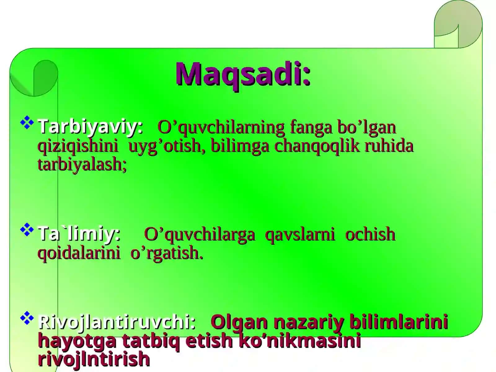 Qavslarni ochish qoidalari 4