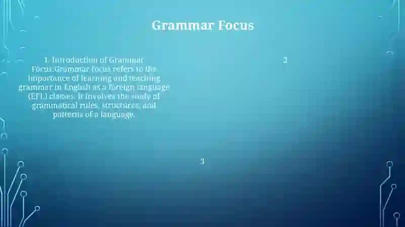 Structure Of Efl Classes 4