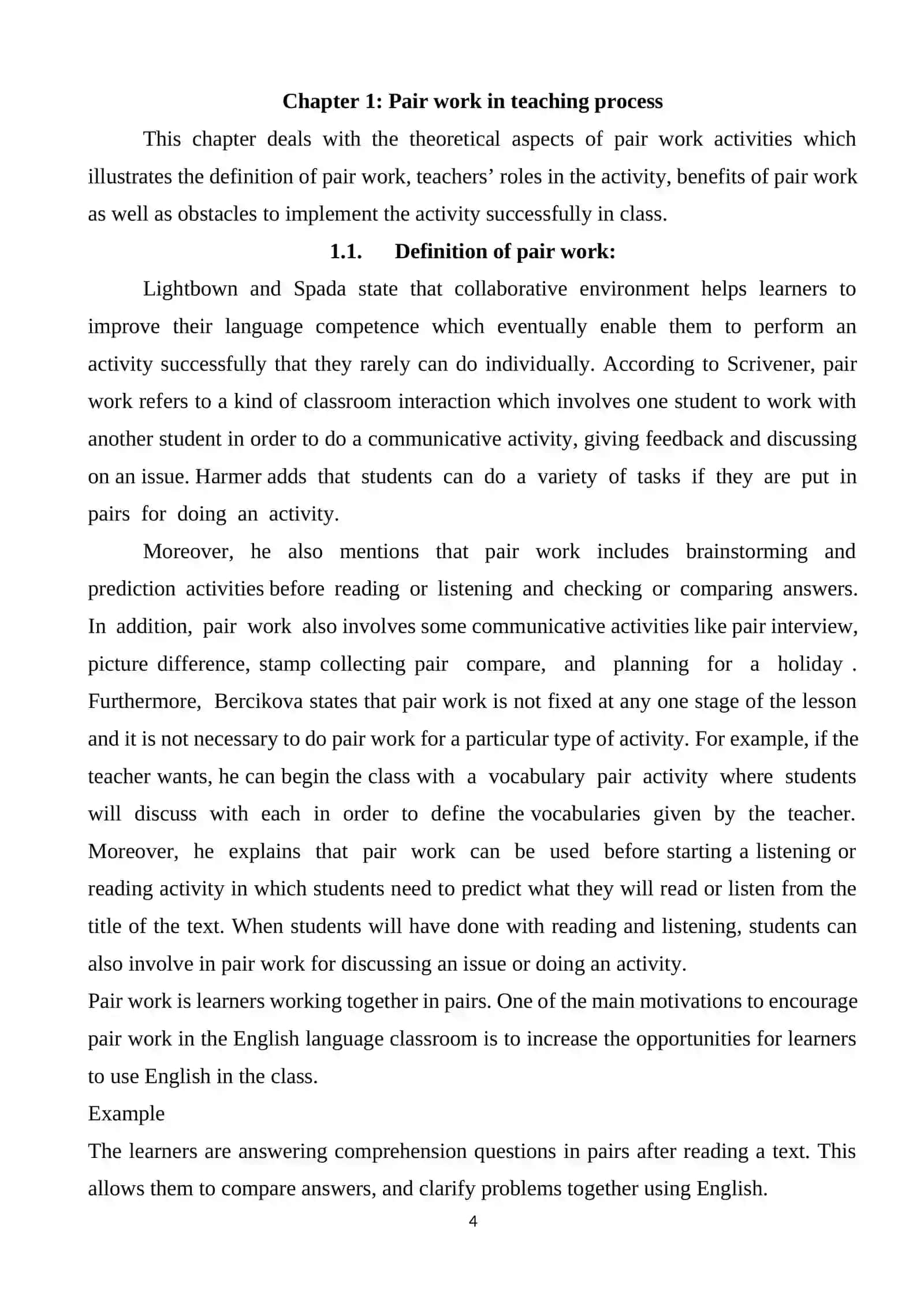 Advantages and Disadvantages of Pair and Group Work in Teaching Process 4