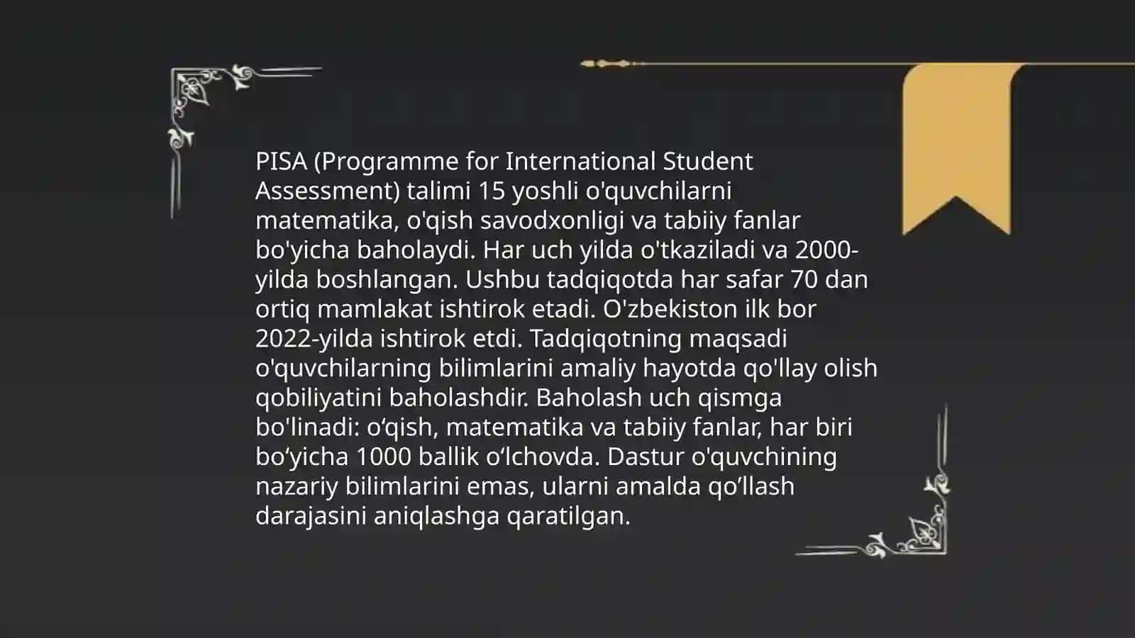 Xalqaro baholash dasturlari 4