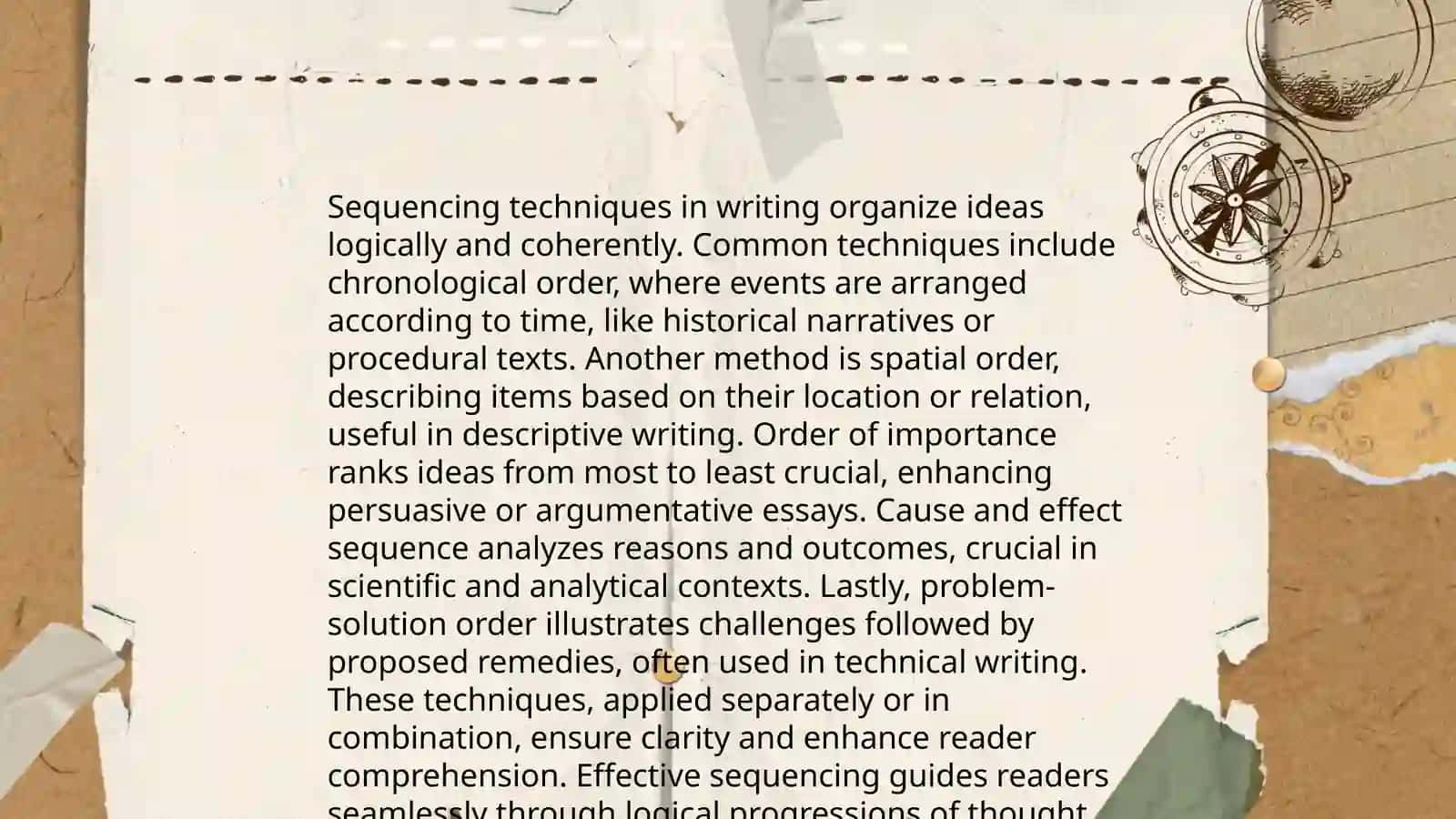 Sequencing of instructions 4