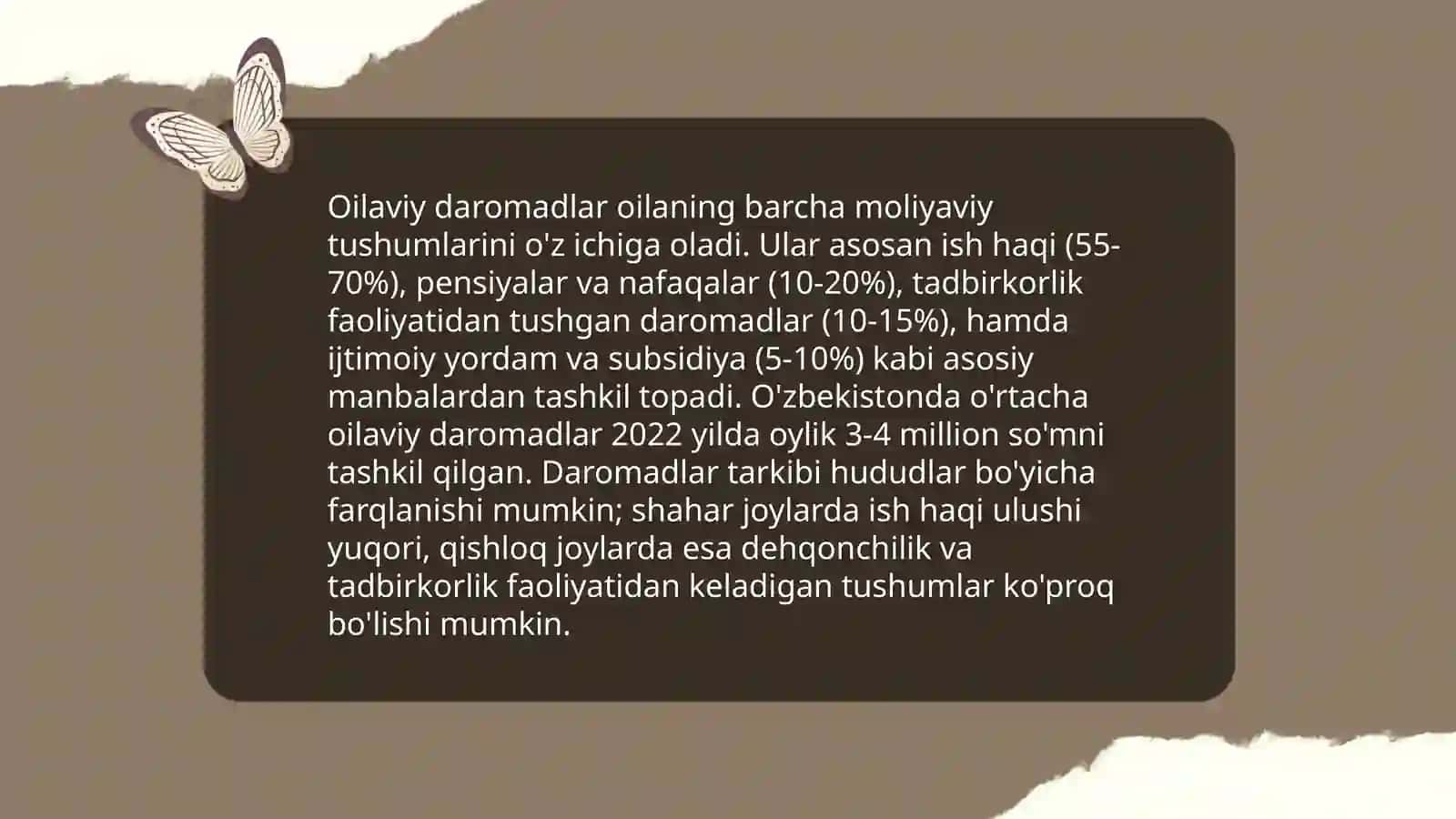 Aholi turmush darajasi va daromadlari 4