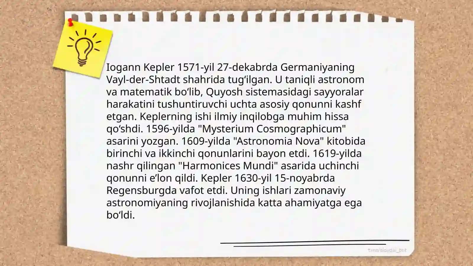 Kepler qonunlari 4