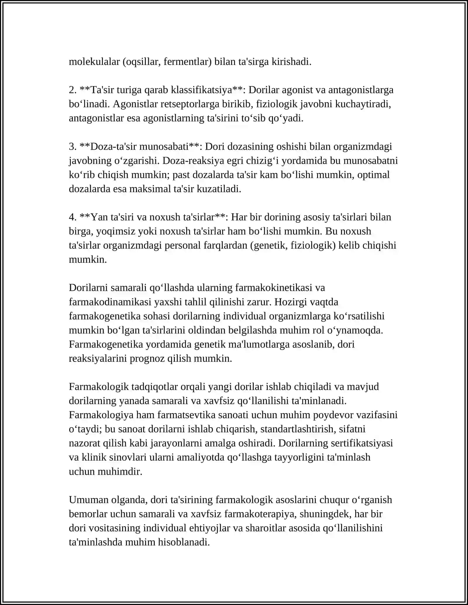 DORILARNING TA'SIR TURLARI 4