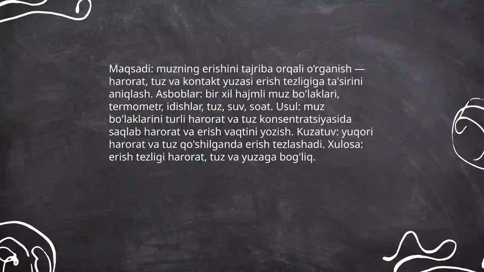 Suvning uch holatini tajribada o‘rganish 4