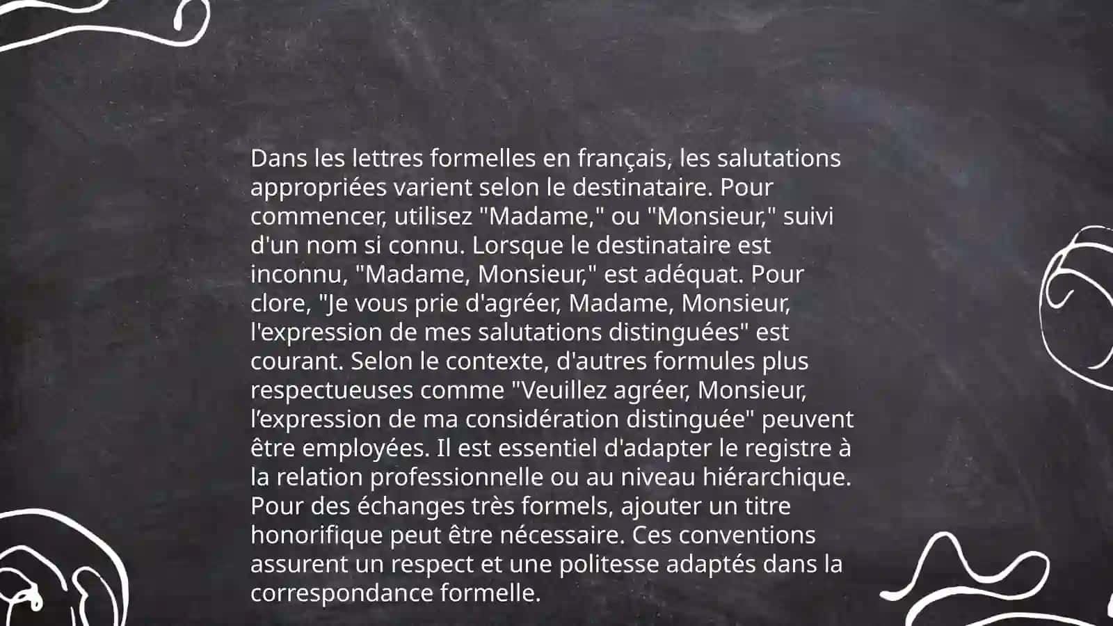 Structure de rédaction de lettres formelle et informelle pour les étudiants des niveaux B1 et B2 4