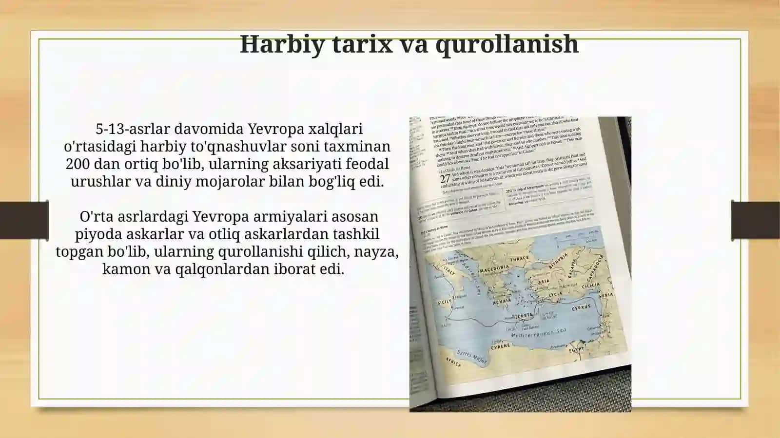 Oʻrta asrlarda Yevropa xalqlari ( V- XIII asrlar) 4