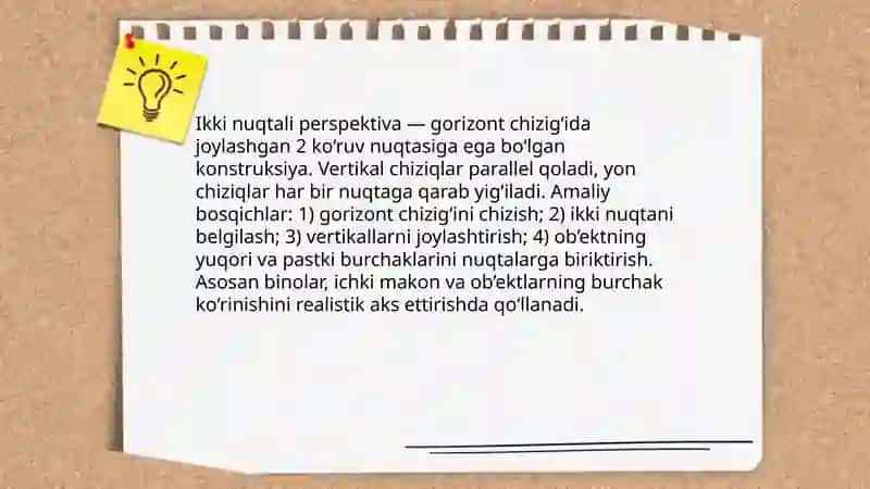 Perspektiva turlari 4