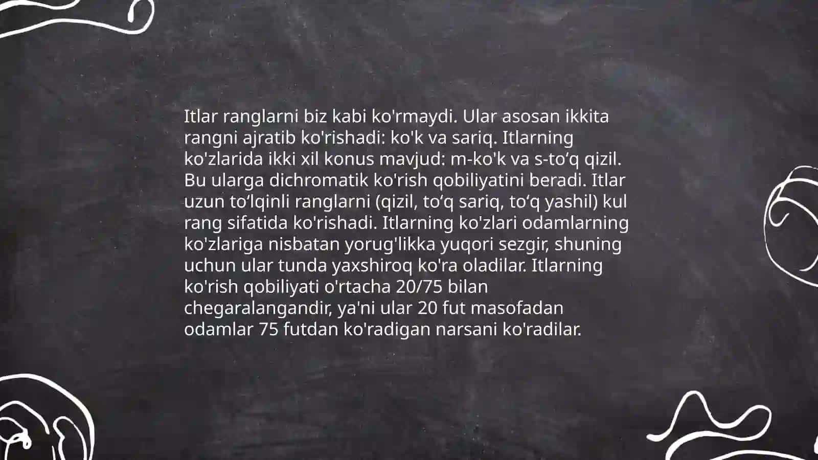 Ranglarni idrok etish. (hayvonlar misolida) 4